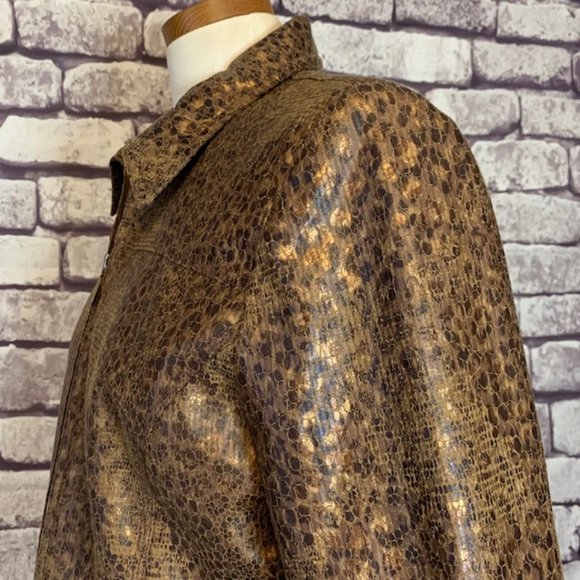 Alfred Dunner Size 10P Animal Print Jacket - Picture 5 of 10